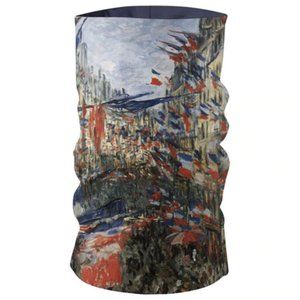 Claude Monet Rue Montorgueil Paris FaceMask Gaiter